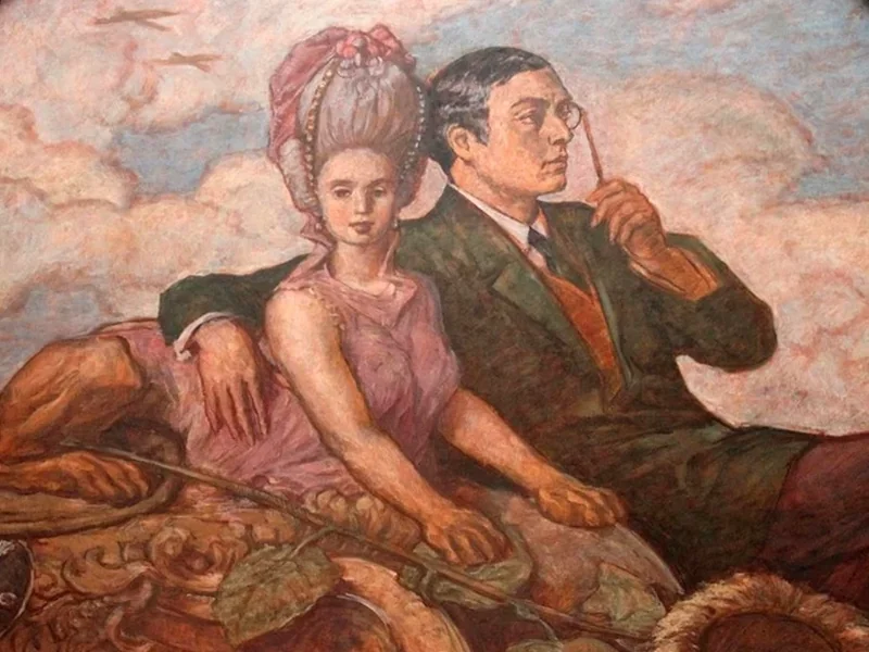 1879-Alfred Offner - Il conte Hansi con sua moglie